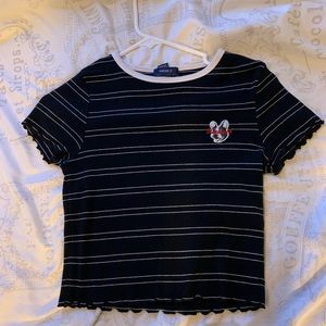 Forever 21 Minnie Mouse crop top.